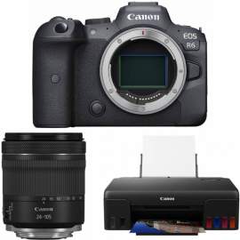 Canon EOS R6 + 24-105 mm f/4-7.1 + drukarka Pixma G540 zestaw -  Zapytaj o festiwalowy rabat!