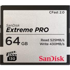 Sandisk CFast 2.0 64 GB EXTREME PRO 525MB/s VG-130