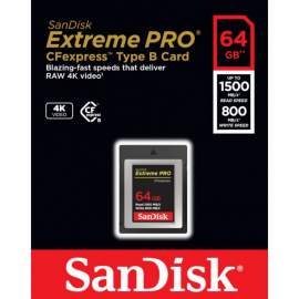 Sandisk CFexpress TYP B Extreme Pro 64GB 1500 MB/s N OUTLET