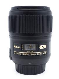 Nikon Nikkor 60 mm f/2.8G ED AF-S Micro s.n. 2036623