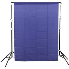 GlareOne materiałowe Blue Screen Backdrop 1.5x2.1 m - niebieskie