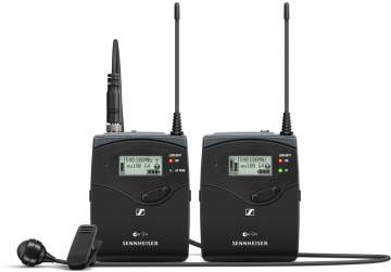 Sennheiser EW 122P G4-A (516-558 MHz - wolne od LTE) bezprzewodowy system audio z krawatowym mikrofonem kierunkowym