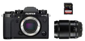 FujiFilm X-T3 + ob.90mm f/2 + karta 64GB - zestaw do fotografii portretowej