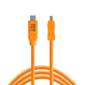 Tethertools KABEL USB-C 2.0 Mini-B 8-Pin 4.6m orange (CUC2615-ORG)