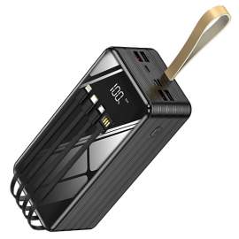 Patona Powerbank Smart Magnum 4C 80000 mAh z kablami USB 2.0, microUSB, USB-C, Lightning