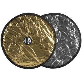 GlareOne 2w1 30 cm srebrna/złota z otworem