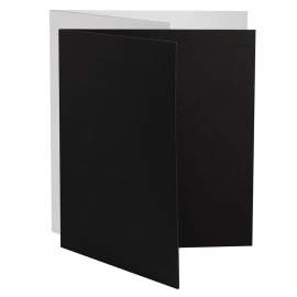 V-Flat World Tabletop V-Flats - Medium (Czarne/Białe)