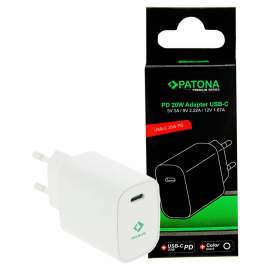 Patona Premium Ładowarka Power Delivery 20W z USB-C biała