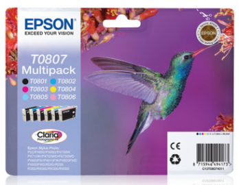 Epson T0807 Multipack 6-kolorowy 