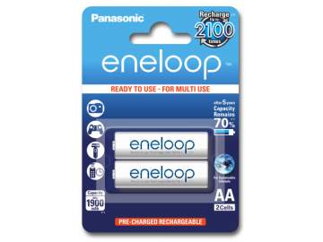Panasonic Eneloop AA 1900 mAh 2100 cykli 2szt. 