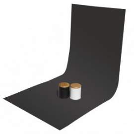 GlareOne PVC 60x130 cm czarne, lustrzane