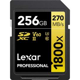 Lexar Pro 256GB 1800x U3 V60 UHS-II
