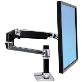 Ergotron LX Desk Monitor Arm uchwyt biurkowy do monitora polerowane aluminium