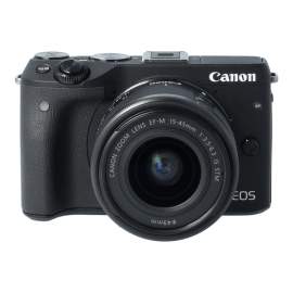 Canon Canon EOS M3 + ob. 15-45 IS STM s.n. 243044001474/390208011648