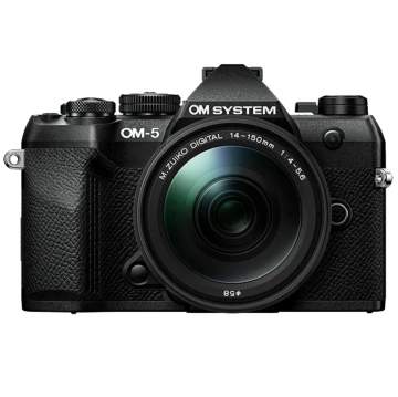 OM System OM-5 II body czarny + OM System 14-150 mm
