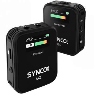 Synco G2 A1 bezprzewodowy system mikrofonowy z ekranem 2.4 GHz