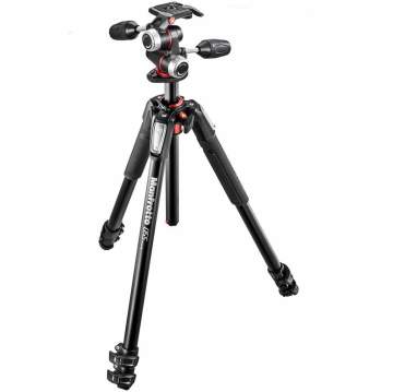 Manfrotto MK055XPRO3-3W, 3 sekcje, aluminiowy,głowica 3-kierunkowa MHXPRO-3W  