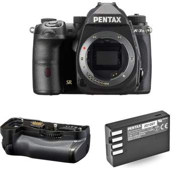 Pentax K-3 III body czarny  + D-BG8 + D-Li190 