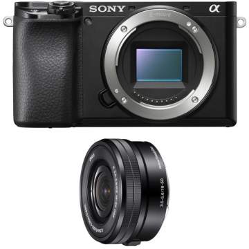 Sony A6100 + 16-50 mm f/3.5-5.6 (ILCE-6100L) + 250 zł na wybrany obiektyw