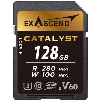 Exascend SDXC Catalyst UHS-II V60 128GB 