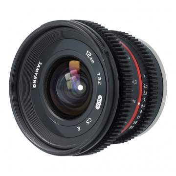 Samyang 12 mm T2.2 NCS CS VDSLR / Sony E s.n. F117G0095