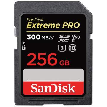 Sandisk SDXC 256 GB EXTREME PRO 300MB/s C10 UHS-II V90