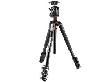 Manfrotto MK190XPRO4-BHQ2, 4 sekcje, aluminiowy, kolumna 90 st. magnezowa głowica kulowa BHQ2 