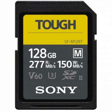 Sony SF-M Tough SDXC 128GB UHS-II U3 V60 277MB/s