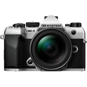 OM System OM-5 II body srebrny OM System 12-45 mm