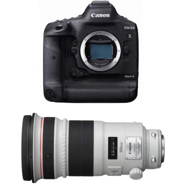 Lustrzanka Canon EOS 1DX Mark III + EF 300 mm f/2.8 L IS II USM