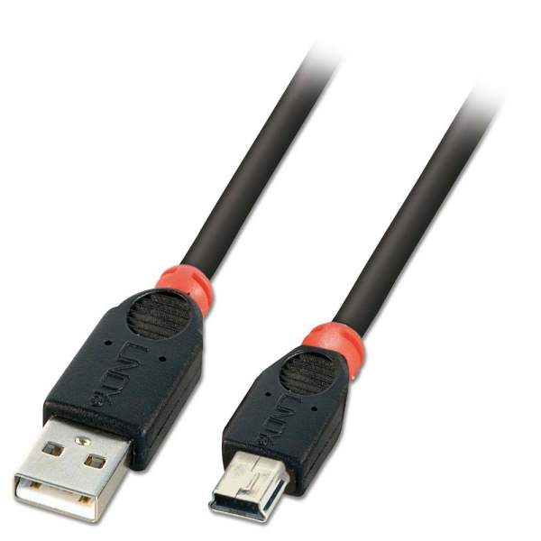 Kabel Lindy Kabel USB 2.0 A - USB mini B - 10m 31889