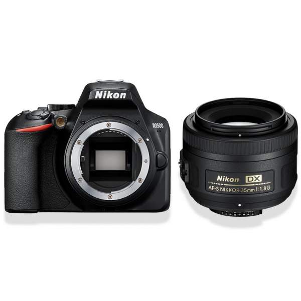 Lustrzanka Nikon D3500 + ob. AF-S DX 35 f/1.8G 