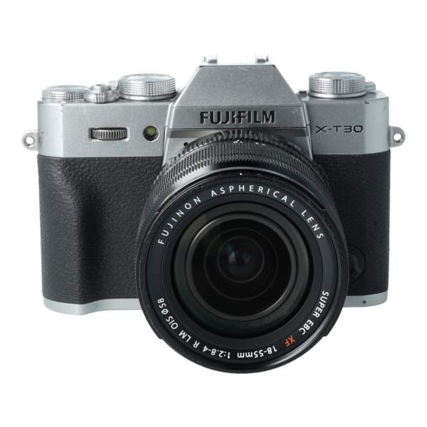 Aparat UŻYWANY FujiFilm X-T30 + ob. 18-55 mm f/2.8-4.0 OIS srebrny s.n. 9AQ08832