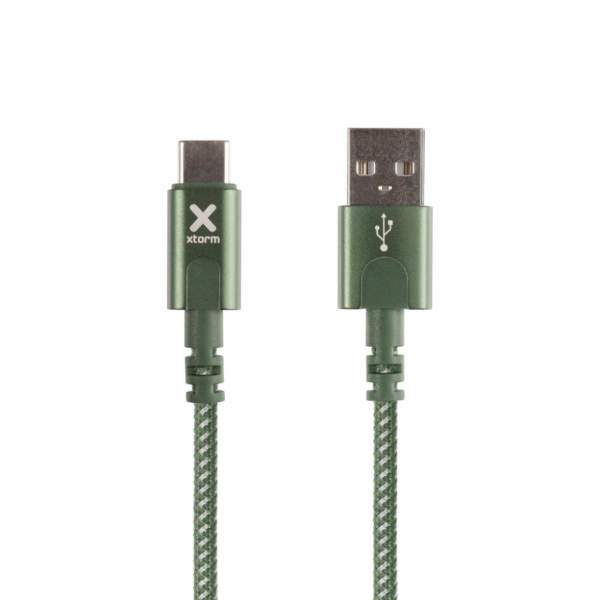 Xtorm Kabel USB- USB-C (1m) zielony 