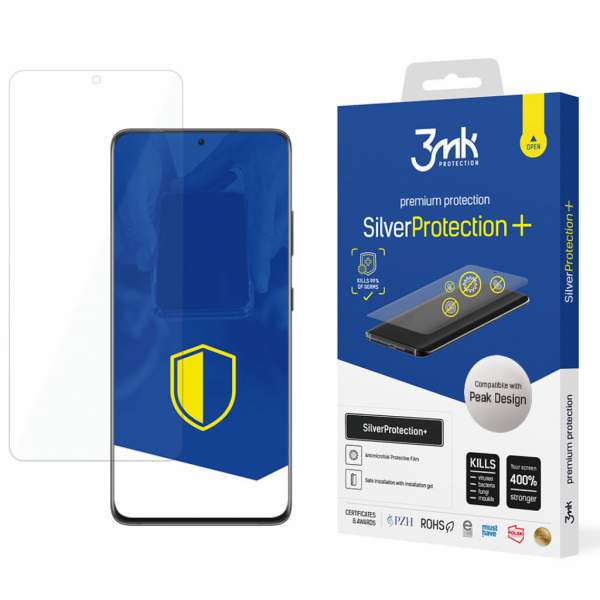 3mk Folia Silver Protection + PD Samsung S22 Ultra