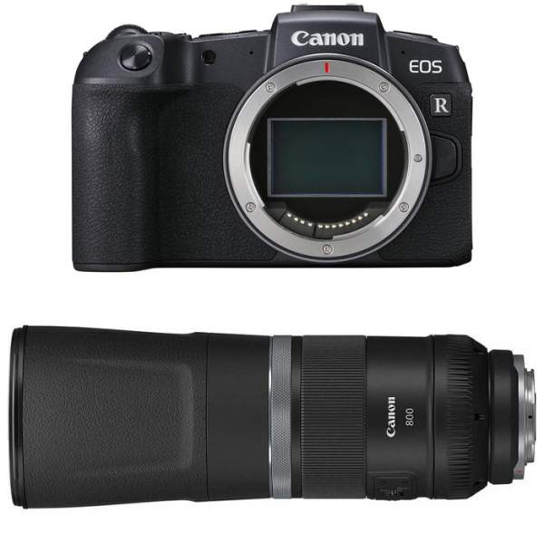Aparat cyfrowy Canon zestaw EOS RP body bez adaptera + RF 800 f 11 IS STM