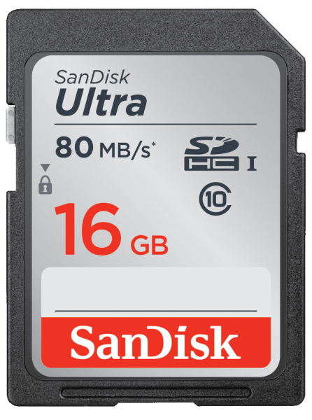 Karta pamięci Sandisk SDHC 16 GB ULTRA 80MB/s C10 UHS-I - WYPRZEDAŻ