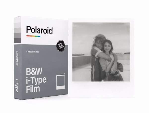 Wkłady Polaroid I-Type do aparatu OneStep 2 czarno-białe - białe ramki - 8 szt.