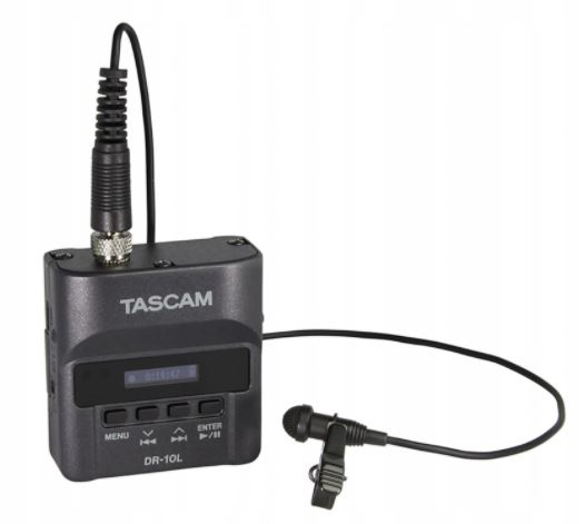 Tascam DR-10L rejestrator audio z mikrofonem lavalier
