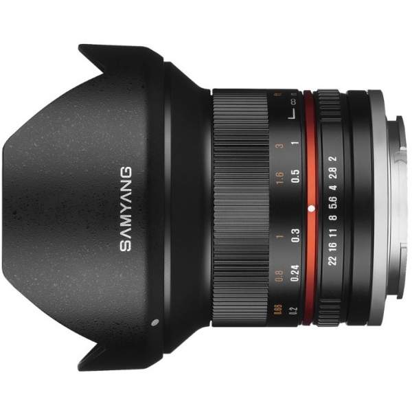 Obiektyw Samyang 12 mm f/2.0 NCS CS / Fujifilm X czarny