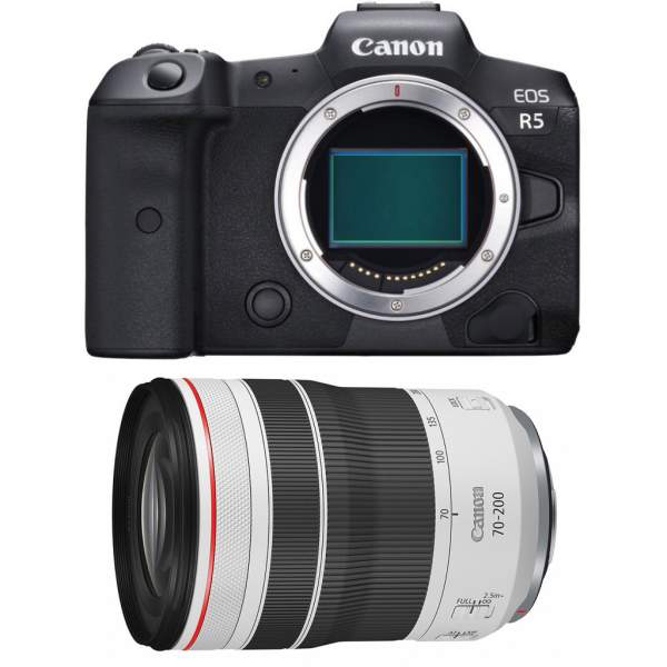 Aparat cyfrowy Canon zestaw EOS R5 + RF 70-200 f 4l IS USM 