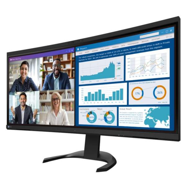 Monitor EIZO Monitor FlexScan EV3450XC-BK