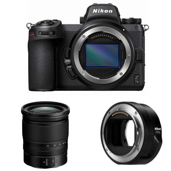 Aparat cyfrowy Nikon Z7 II + 24-70 mm + FTZ II