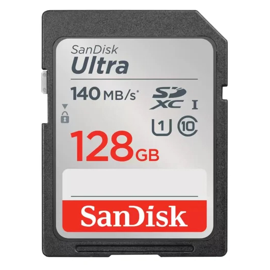 Karta pamięci Sandisk SDXC Ultra 128GB 140MB/s V30 UHS-I U3