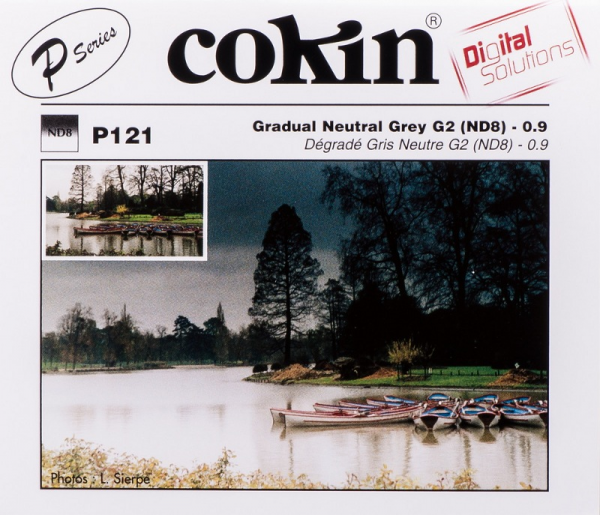 Filtr Cokin P121 połówkowy szary G2 NDx8 systemu Cokin P