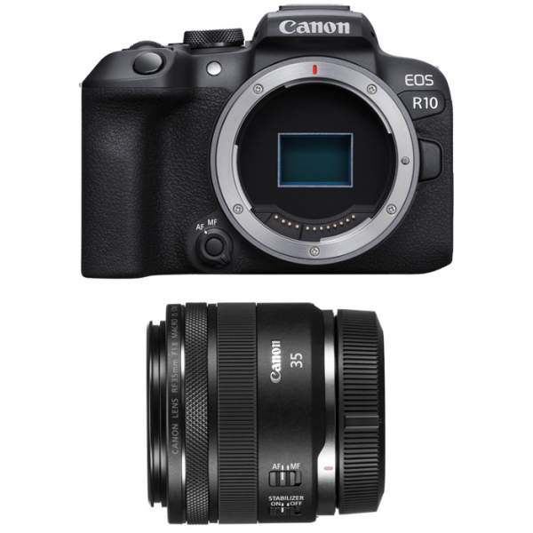 Aparat cyfrowy Canon EOS R10 + RF 35 mm f/1.8 Macro IS STM