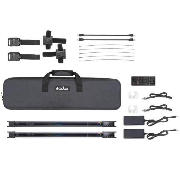 Godox Zestaw x2 TL60 Tube LED Light - Lampy światła ciągłego