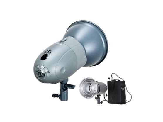 Lampa plenerowa Powerlux VT-200P AC/DC studio-plener  - mocowanie Bowens