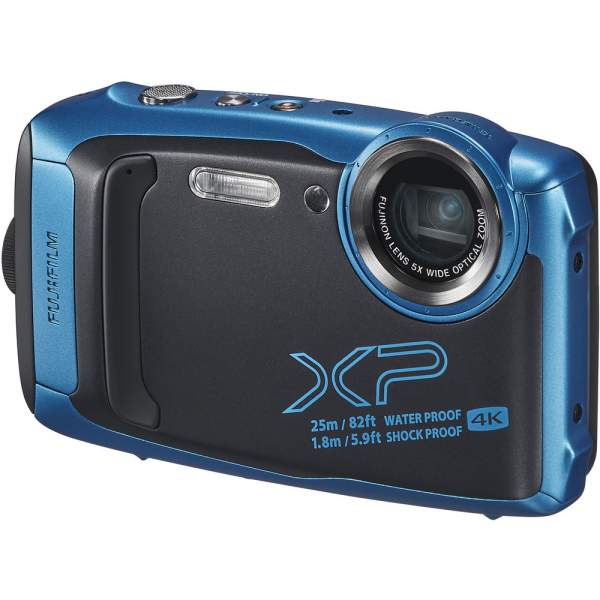 Aparat cyfrowy FujiFilm XP140 niebieski, wodoszczelny, wstrząsoodporny 