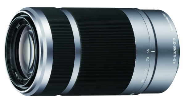 Obiektyw Sony E 55-210 mm f/4.5-6.3 OSS srebrny (SEL55210.AE)